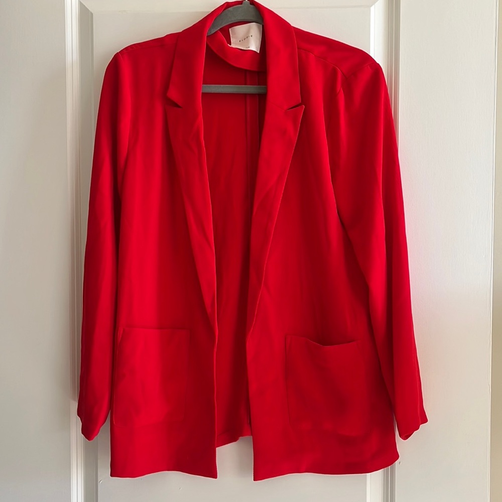 Red blazer